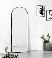 Зеркало арка Arch XL Black (Арч) в полный рост в тонкой черной раме 170*70 см