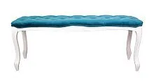 Оттоманка KINA NARROW BLUE/WHITE 46*36*110 см, голубой