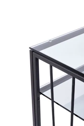 Консольный стол 1123-CB grey черный муар AllConsoles 80x35x80 фото 4