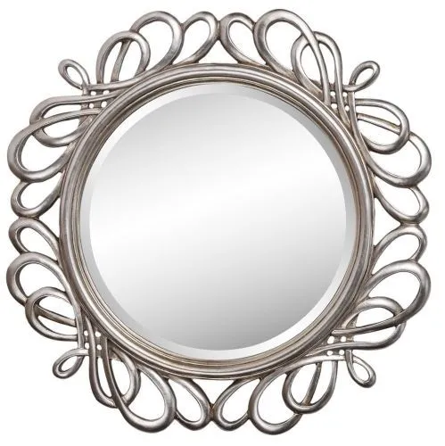 Зеркало в раме модерн Plexus Silver