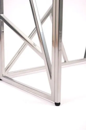Консольный стол 1053-CS clear серебряный AllConsoles 80x35x80 фото 3