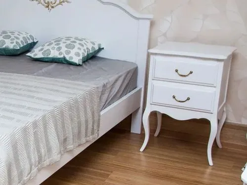 Тумбочка прикроватная Виньон с 2 ящиком 75*44*51 см фото 3