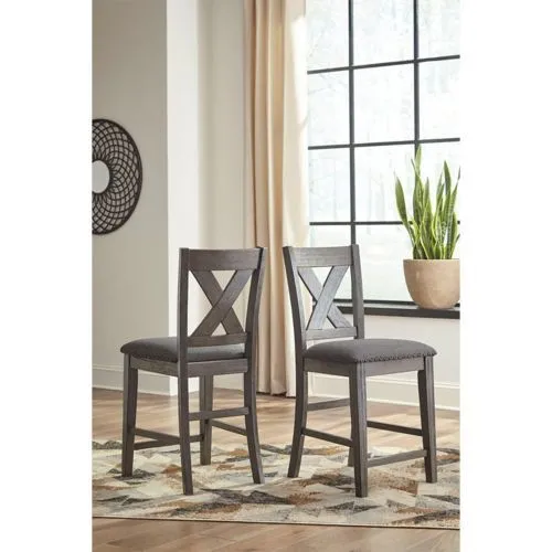D388-124 Барный стул с мягким сидением Caitbrook Ashley Furniture