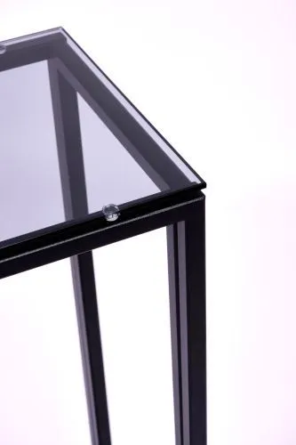 Консольный стол 1084-CB grey черный муар AllConsoles 80x25x80 фото 2