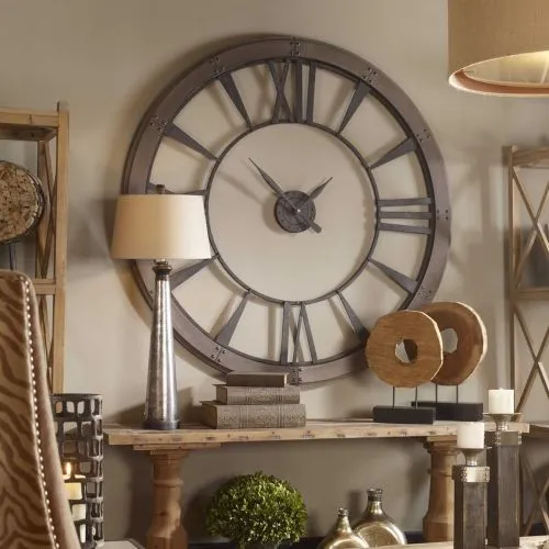 Настенные часы Ronan Large Uttermost Ø152 см фото 2
