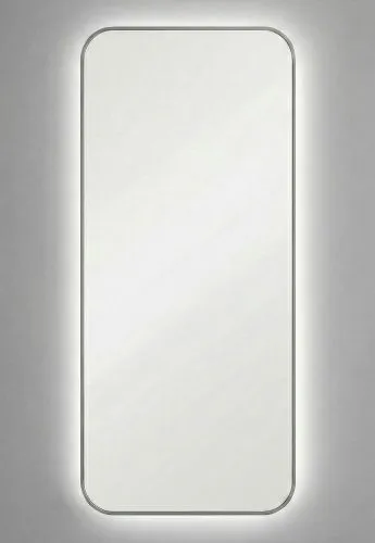 Smart L LED Silver Зеркало в раме с подсветкой