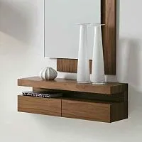 Консоль подвесная 194 Nogal Americano-1 Disemobel Испания 24*23*80 см