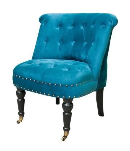 Кресло Aviana blue velvet 5KS24027-B, голубой фото 2
