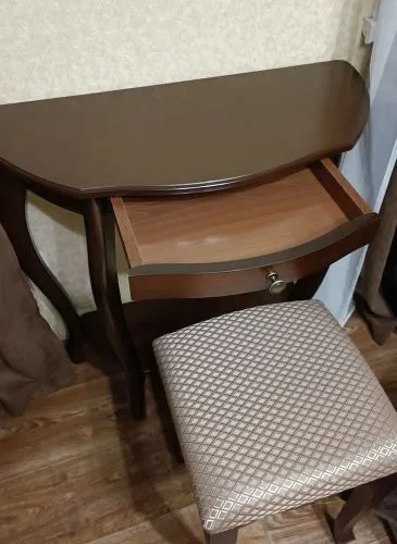 Консольный стол с ящиком, 76*38*80 см, орех фото 12