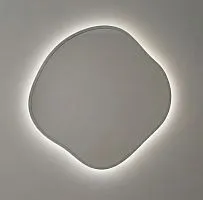 Organic M LED Silver Зеркало в раме с подсветкой