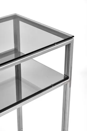 Консольный стол 1043-CS grey серебряный AllConsoles 80x35x80 фото 4