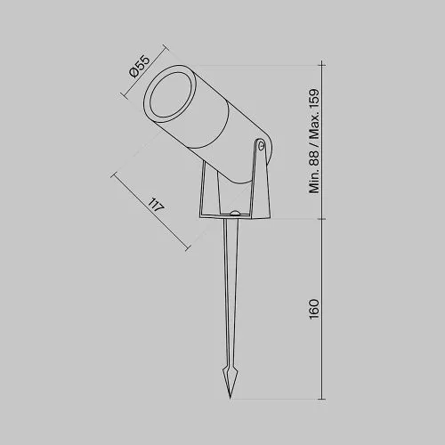 Ландшафтный светильник Outdoor O050FL-L5W3K фото 14