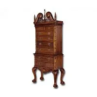 Шкаф-комод CHIPPENDALE из массива CTBM-M орех, 70х35х170 см