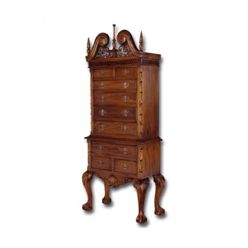 Шкаф-комод CHIPPENDALE из массива CTBM-M орех, 70х35х170 см Фото