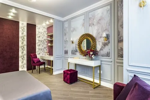 Круглое зеркало в раме Kimberly Gold фото 3