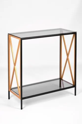 Консольный стол 1033-CB_G grey черный муар, золотой AllConsoles 80x35x80 фото 8