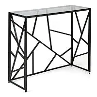 Консольный стол 1051-CB grey черный муар AllConsoles 100x35x80