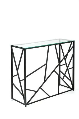 Консольный стол 1051-CB clear черный муар AllConsoles 100x35x80 фото 2