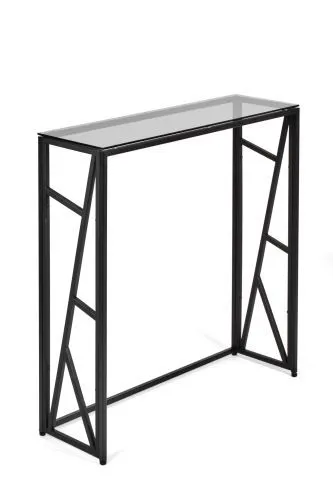 Консольный стол 1104-CB grey черный муар AllConsoles 80x25x80 фото 9