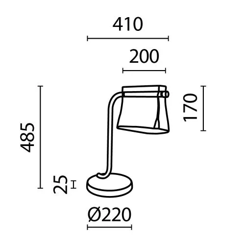 Настольный светильник Maytoni MOD170TL-L8BS3K фото 8