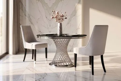 Стул Элегантный(Elegante) велюр св.серый Colt030-SVSER 56*65*101см фото 6