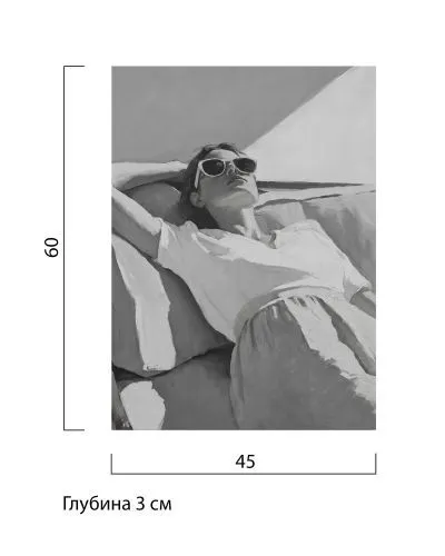 Интерьерная картина "Poolside Lounger" фото 2