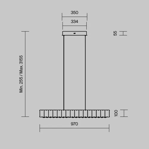 Подвесной светильник Maytoni MOD517PL-L28BS3K фото 6