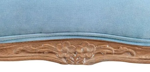 Кресло прованс Aldo Light Blue массив дуба, голубой фото 3