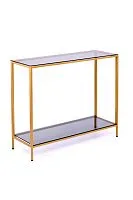 Консольный стол 1081-CG grey золотой AllConsoles 100x35x80