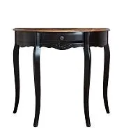 Консоль Provence Belveder ST9124N  78*39*90 см черный с эффектом старения