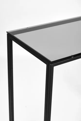 Консольный стол 1074-CB grey черный муар AllConsoles 80x25x80 фото 6