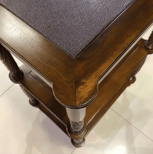 Тумба-этажерка из массива 15351 BROWN орех, 55х40х85 см фото 8