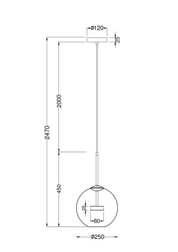 Подвесной светильник Maytoni MOD055PL-L12G3K фото 2