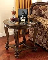 Придиванный столик круглый T499-6 Norcastle, Ashley 77х77 h=66 см