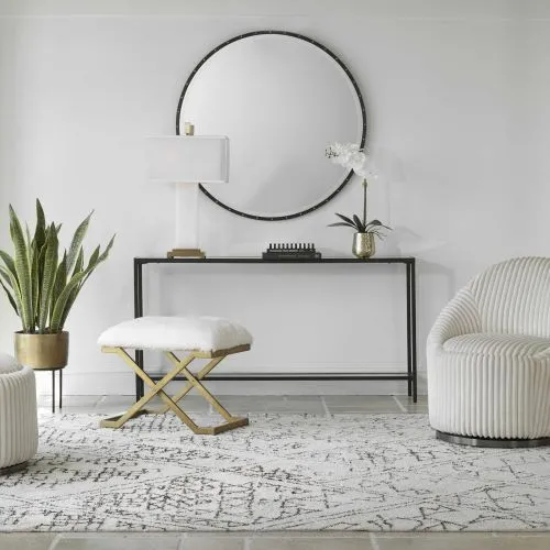 Консольный столик Hayley Black Uttermost 79*26*153 см
