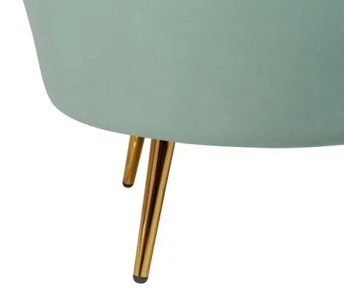 Кресло ракушка зеленое Pearl green 75*75*85 см фото 6