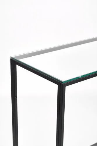 Консольный стол 1081-CB clear черный муар AllConsoles 100x35x80 фото 4