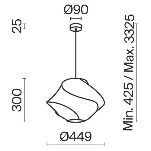 Подвесной светильник Maytoni MOD531PL-01W фото 5