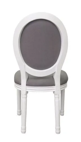 Стул медальон Volker grey+white / серый + белый фото 7
