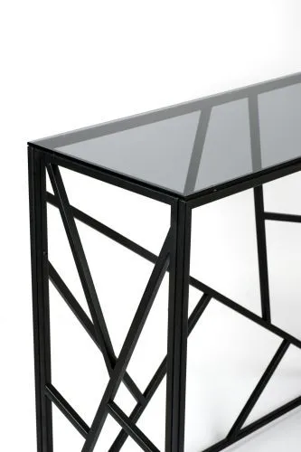 Консольный стол 1051-CB grey черный муар AllConsoles 100x35x80 фото 4