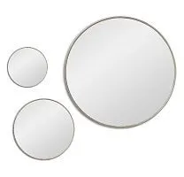 Mars Silver Сет из 3-х зеркал Ø55, Ø30, Ø20 см