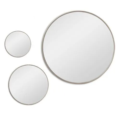Mars Silver Сет из 3-х зеркал Ø55, Ø30, Ø20 см