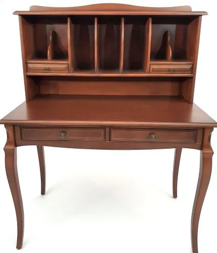 Бюро Belveder из массива – итальянский орех, 100х55х128 см фото 7