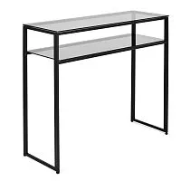 Консольный стол 1041-CB grey черный муар AllConsoles 100x35x80