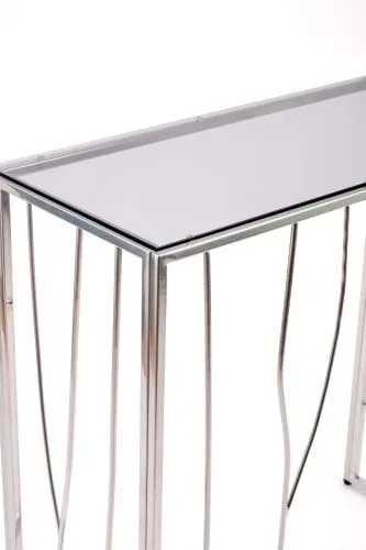 Консольный стол 1023-CS grey серебряный AllConsoles 80x35x80 фото 6