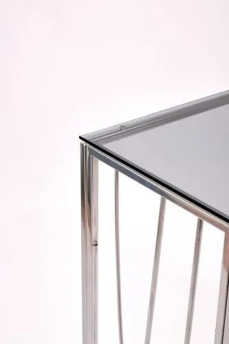 Консольный стол 1023-CS grey серебряный AllConsoles 80x35x80 фото 5