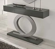 Консоль Cloe 660 Grafito/Plata Disemobel Испания 85*28*114 см 