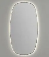 Ovo M LED Silver Зеркало в раме с подсветкой
