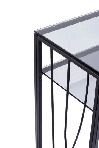 Консольный стол 1123-CB grey черный муар AllConsoles 80x35x80 фото 7