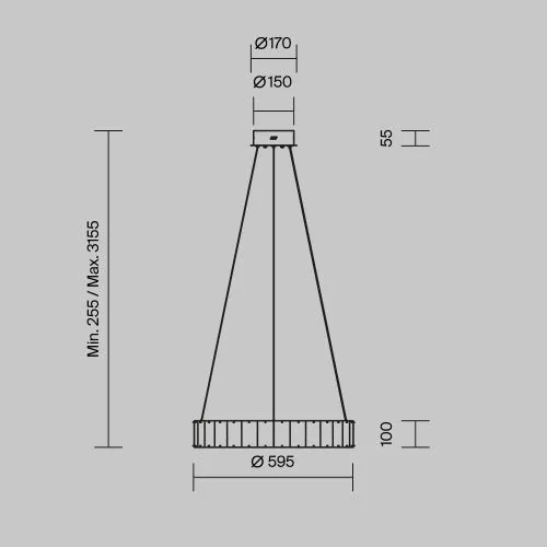 Подвесной светильник Maytoni MOD517PL-L30BS3K фото 7